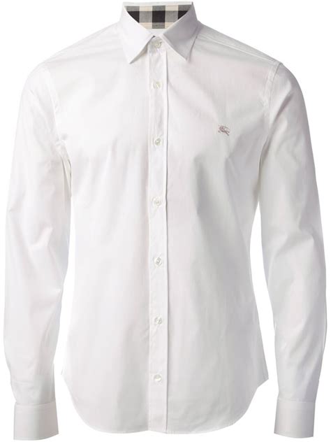 white mens burberry shirt|burberry men's shirts clearance.